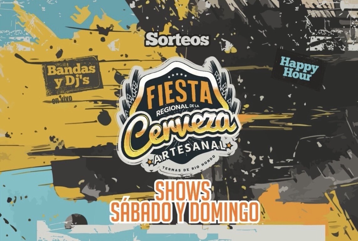 Las Termas de Río Hondo palpita desde hoy la Fiesta Regional de la Cerveza Artesanal que fue reprogramada por razones climáticas