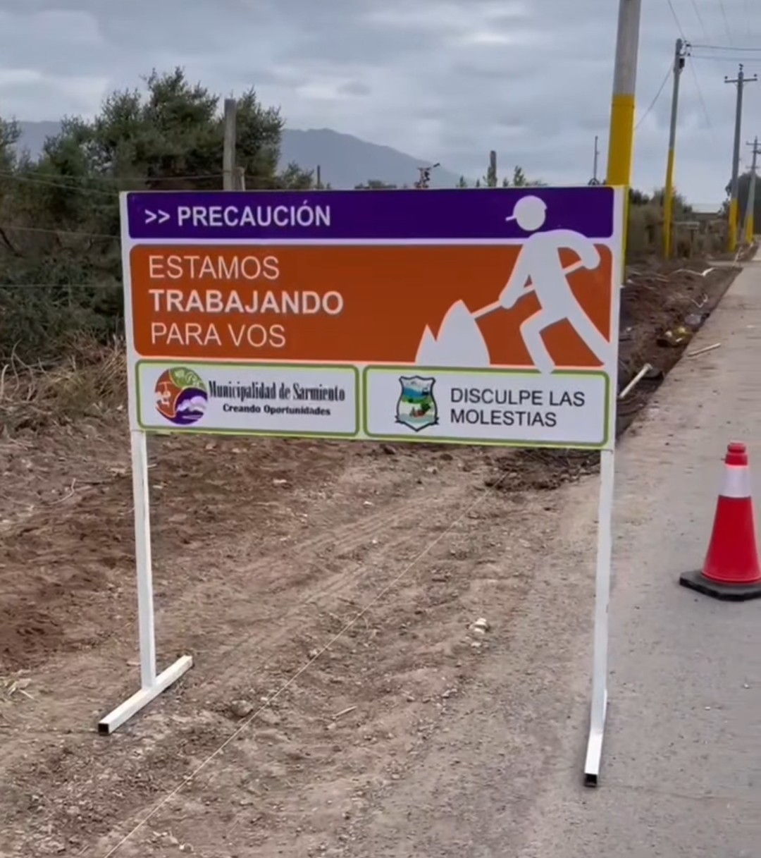 La ruta Nº 153 en Sarmiento ya quedo totalmente renovada.
