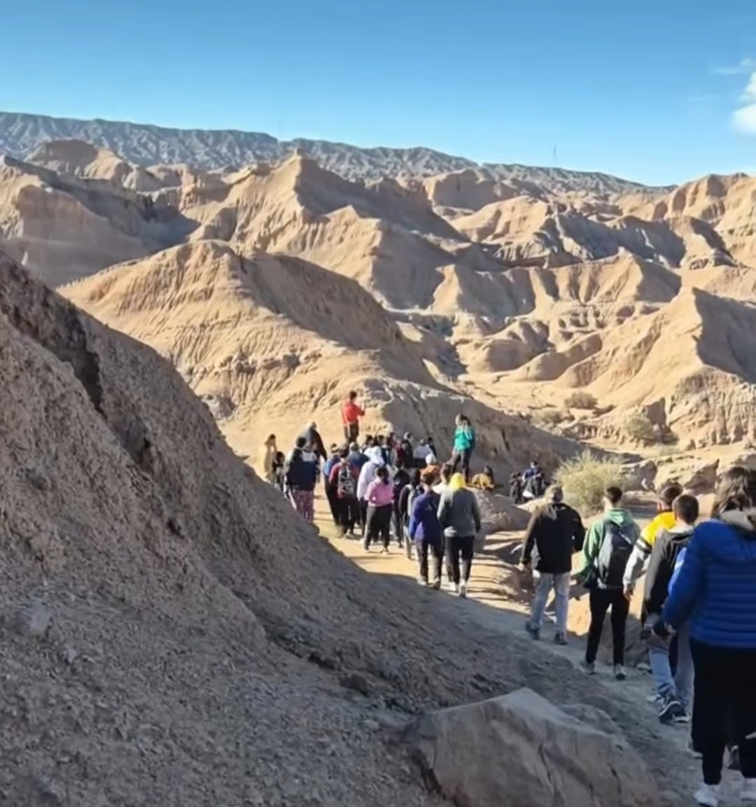 El municipio de Ullum en conjunto con la UNSJ llevan adelante visitas guiadas para estudiantes en las zonas turisticas del departamento.