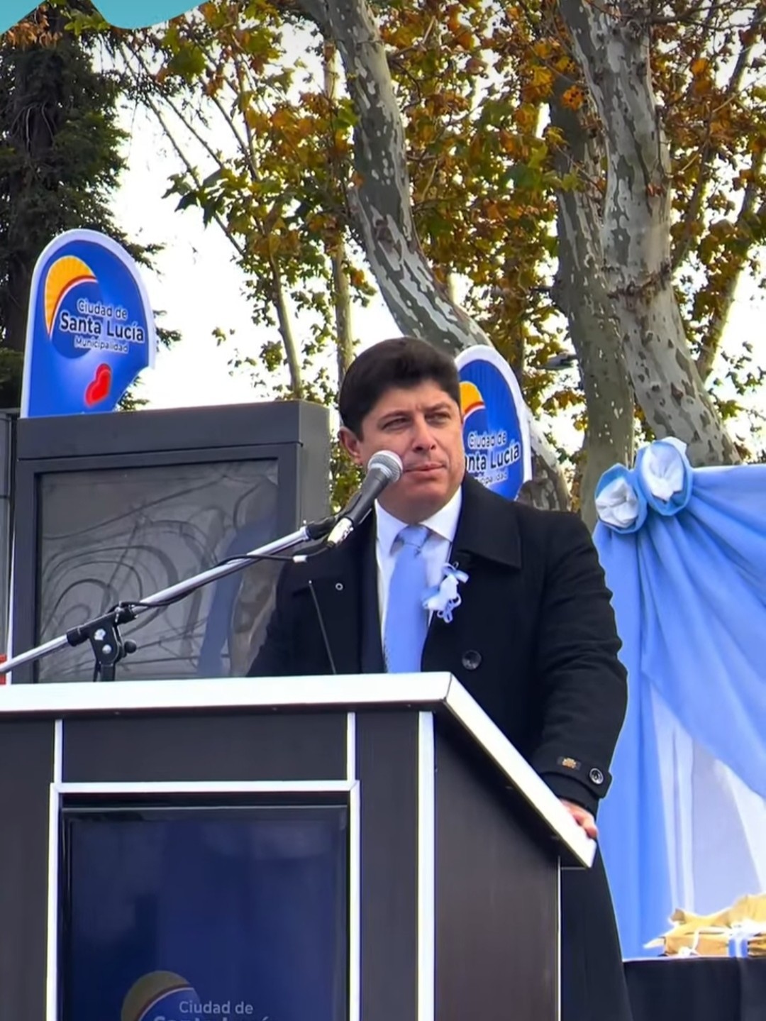 El departamento de  Santa Lucía se prepara para realizar junto a todos los alumnos del departamento la jura de  Lealtad a la Bandera