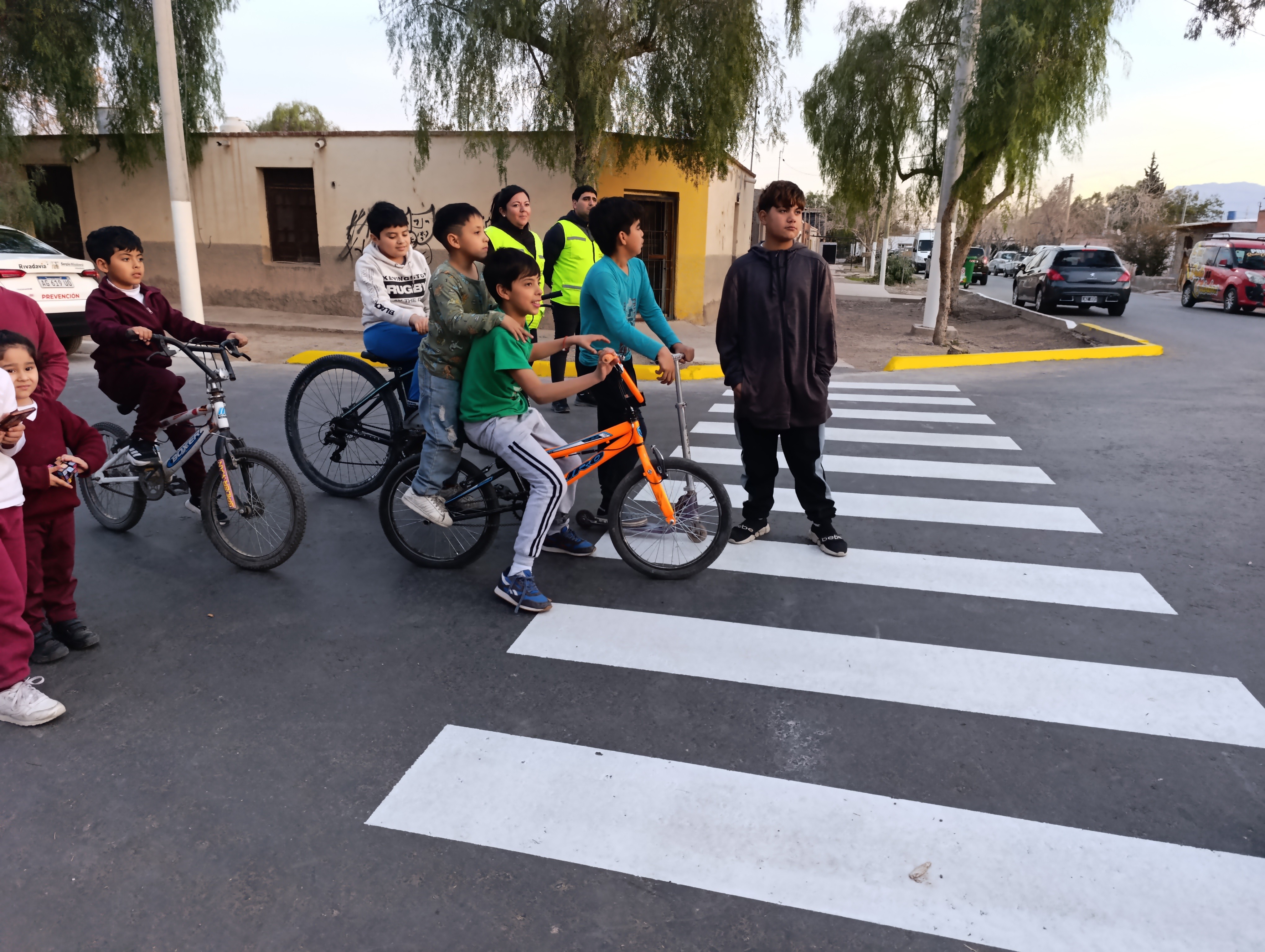 Rivadavia sumo un nuevo sector del departamento con nuevas calles  pavimentadas.