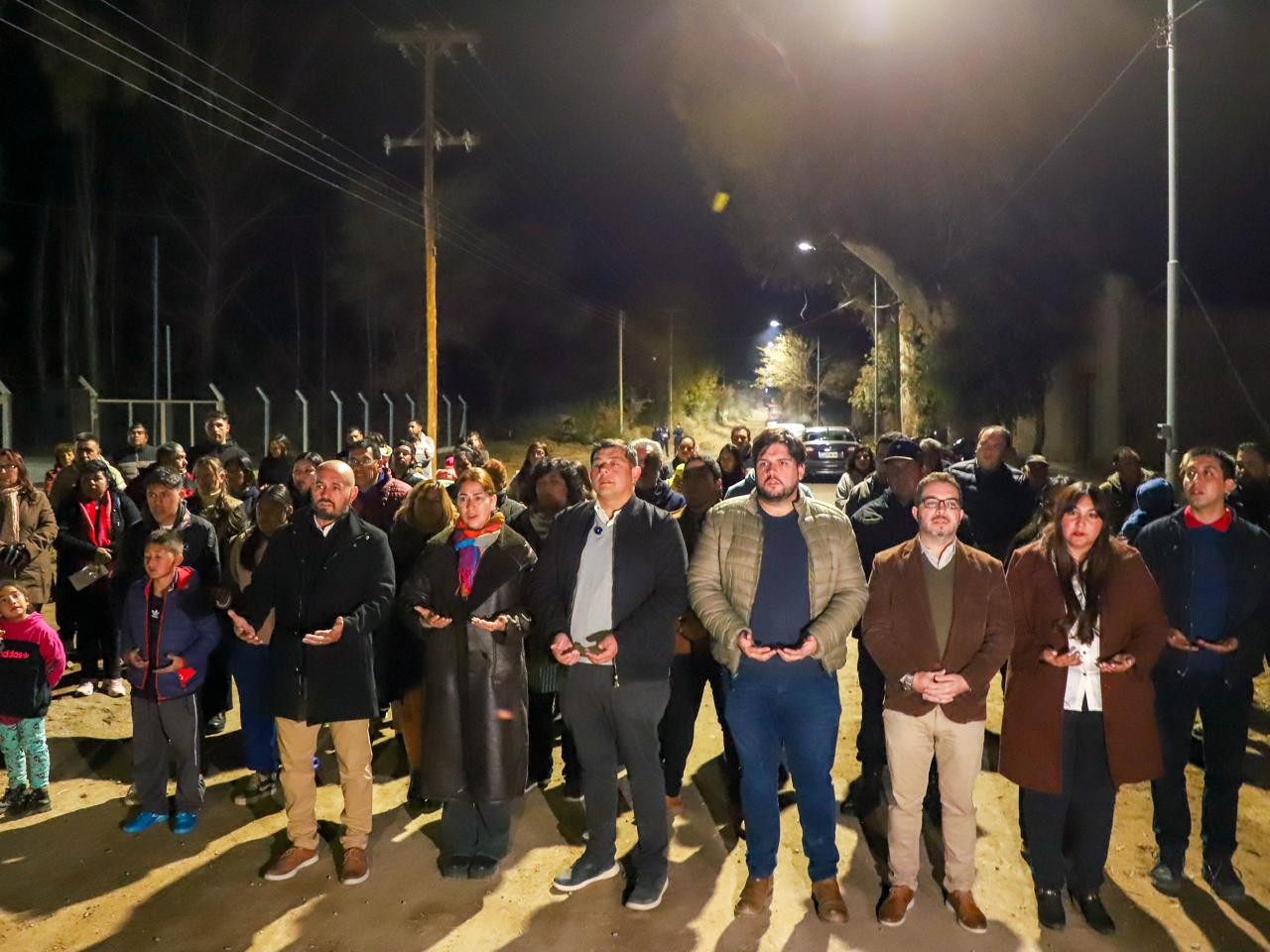 JÁCHAL: inauguró oficialmente la obra de iluminación en la Calle Noriega