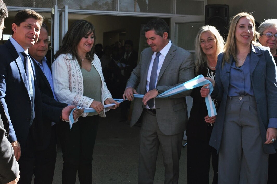 SANTA LUCÍA: inauguración de las obras de ampliación del Instituto Superior de Educación Física (ISEF) de la mano del gobernador Orrego