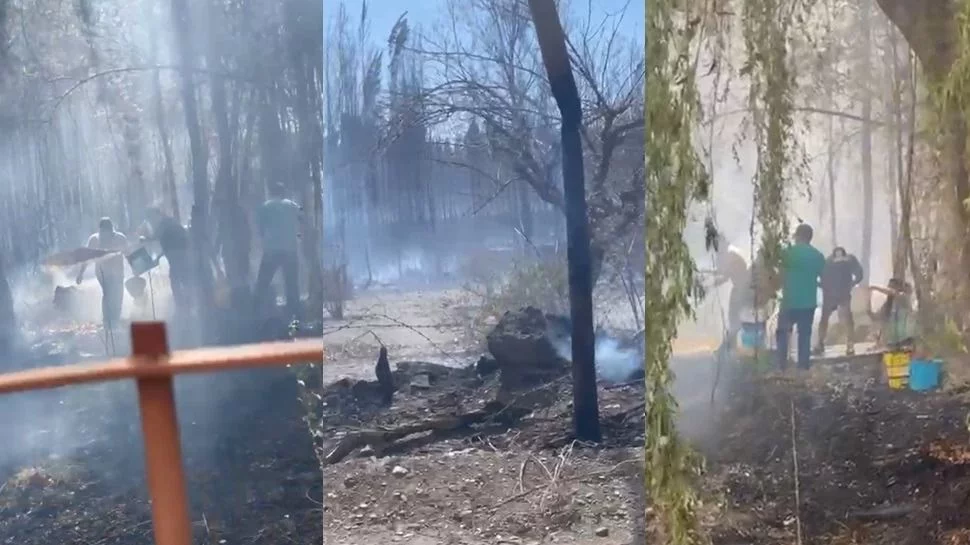 Luego del incendio en El Llano Alegre de las Flores,el municipio de Iglesia desplego un operativo integral de apoyo y asistencia afectadas por el incendio.