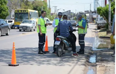 INSPECTORES.webp Subsecretario de Tránsito Juan Acinas Agresión con arma de fuego a inspectores de Tránsito: «No tengo registro de un hecho tan violento»
