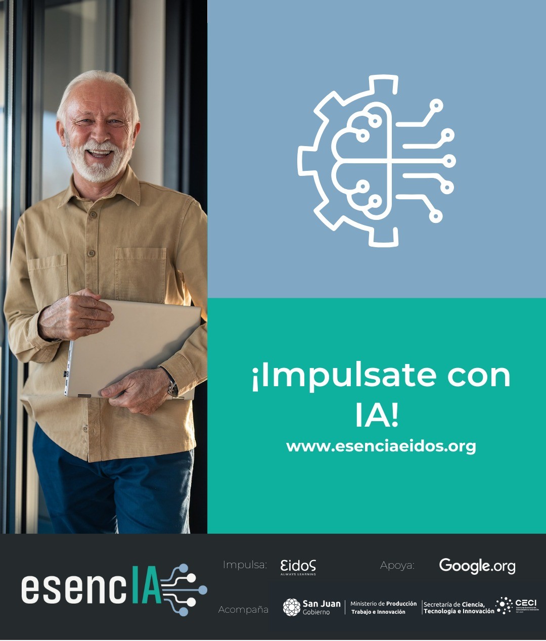 Capacitar personas mayores en IA, una nueva propuesta de San juan
