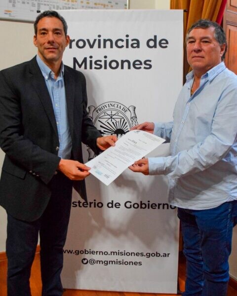 Luis Aquino fue designado interventor del nuevo Municipio N°79 de Misiones: Dos Hermanas