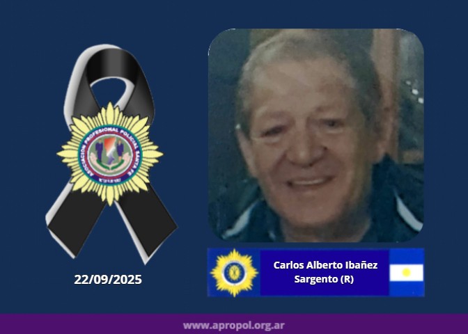 ROSARIO: Falleció el Sargento (R) Carlos Alberto Ibañez