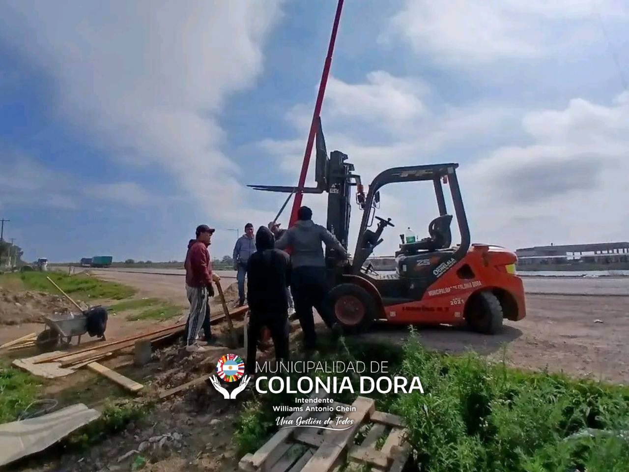 Continúan las obras de iluminación