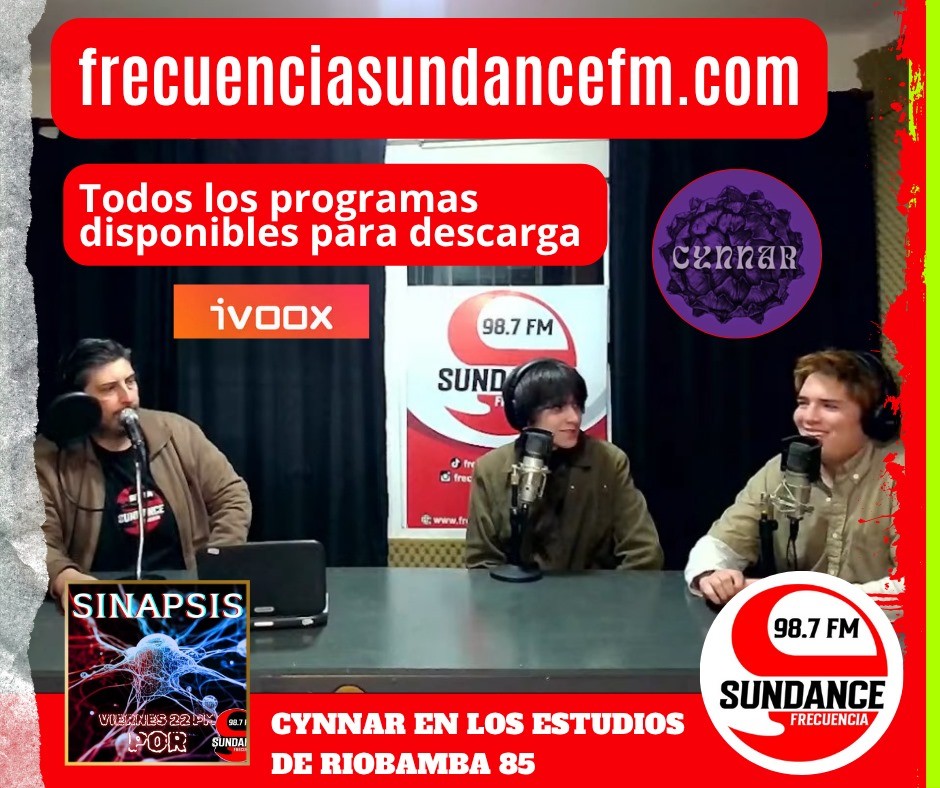 Referentes de Cynnar: convidados de lujo en Sinapsis en 98.7 FM