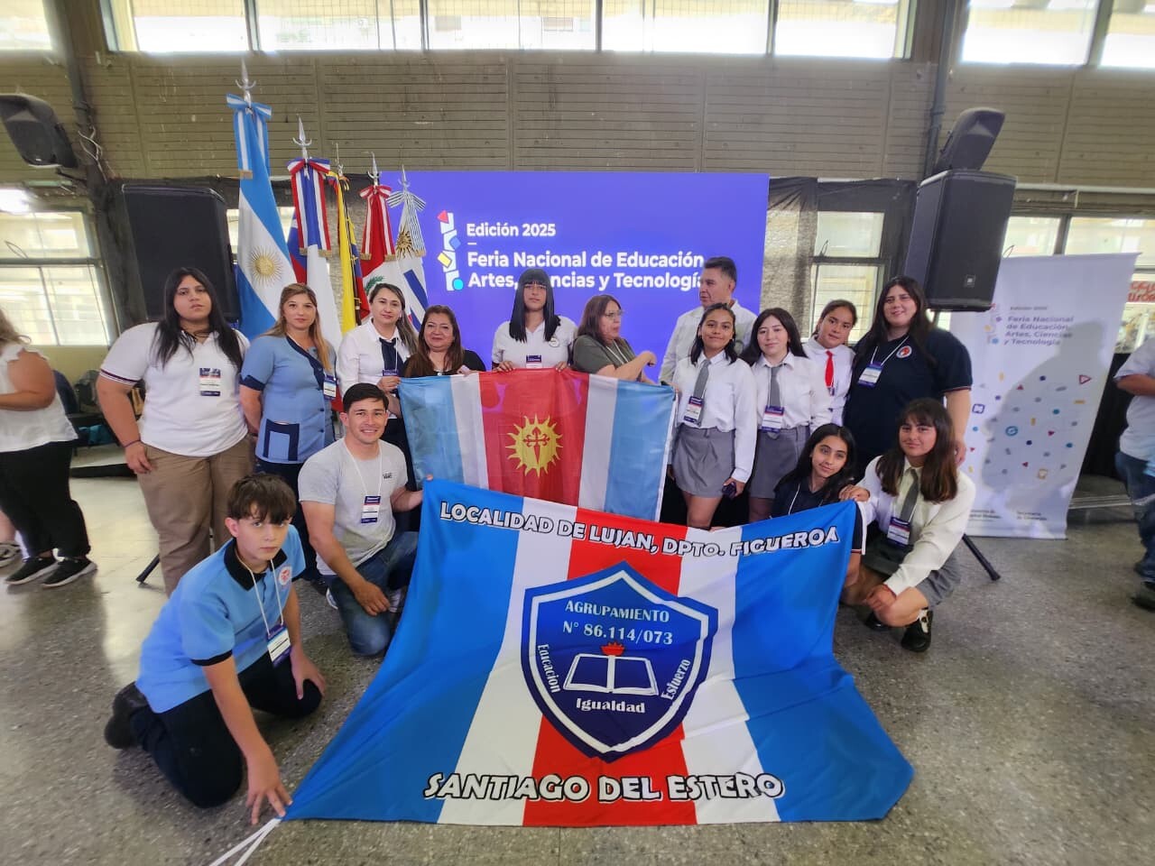 NOTABLE DESEMPEÑO DE LOS REPRESENTANTES SANTIAGUEÑOS EN ÚLTIMA FASE DE LA FERIA NACIONAL DE CIENCIA Y TECNOLOGÍA 2025 CON IMPORTANTES PREMIOS