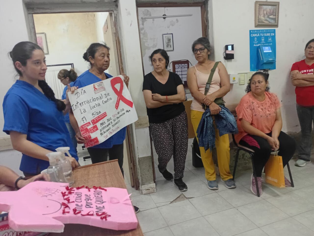 Se realizó un taller por el “Día Mundial de la Lucha contra el VIH/Sida” en el B° Central Argentino