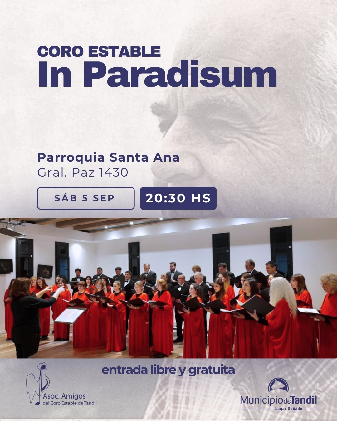 El Coro Estable de Tandil invita a compartir In Paradisum
