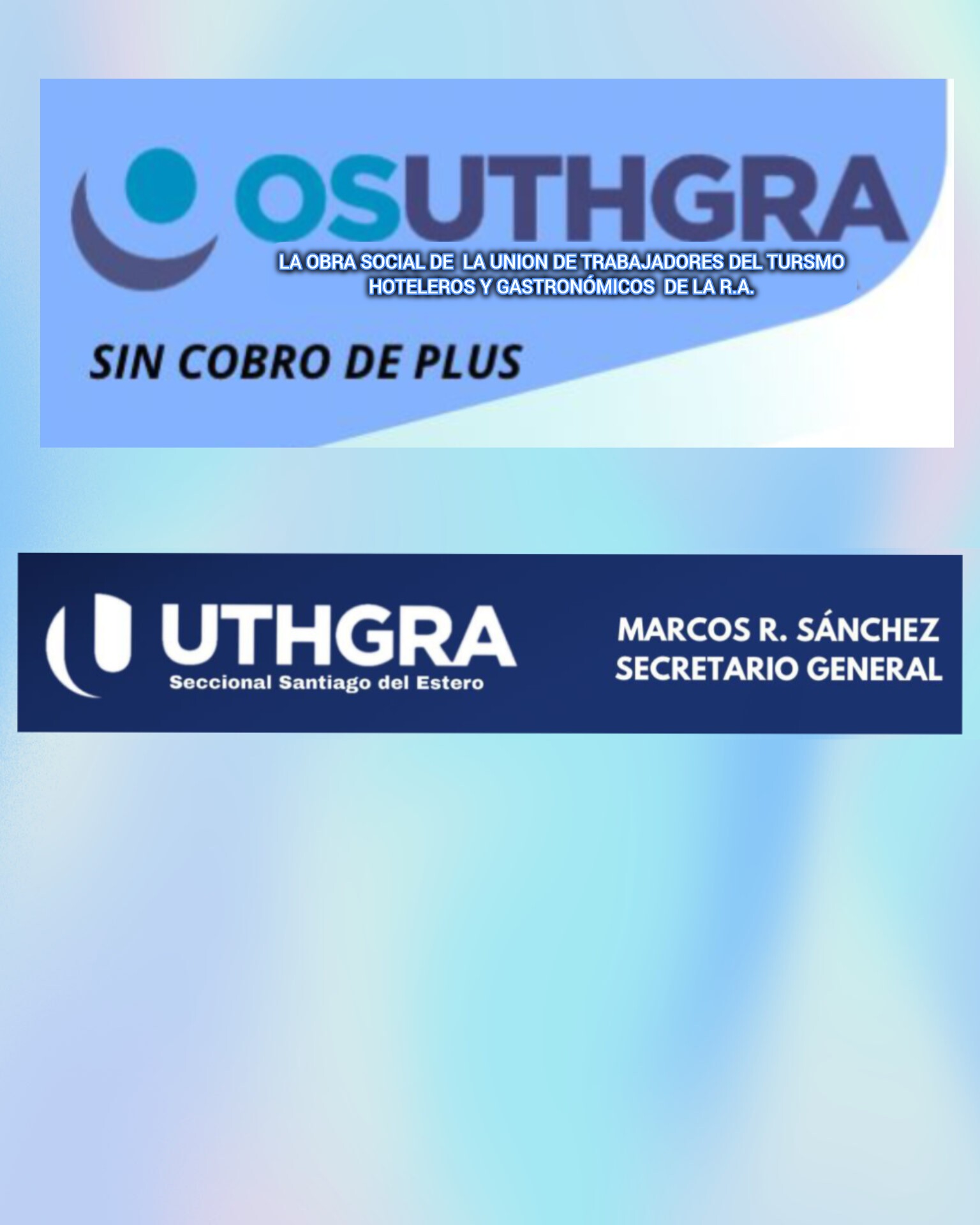UTHGRA SANTIAGO DEL ESTERO MODIFICA SUS HORARIOS DE ATENCION A LOS AFILIADOS