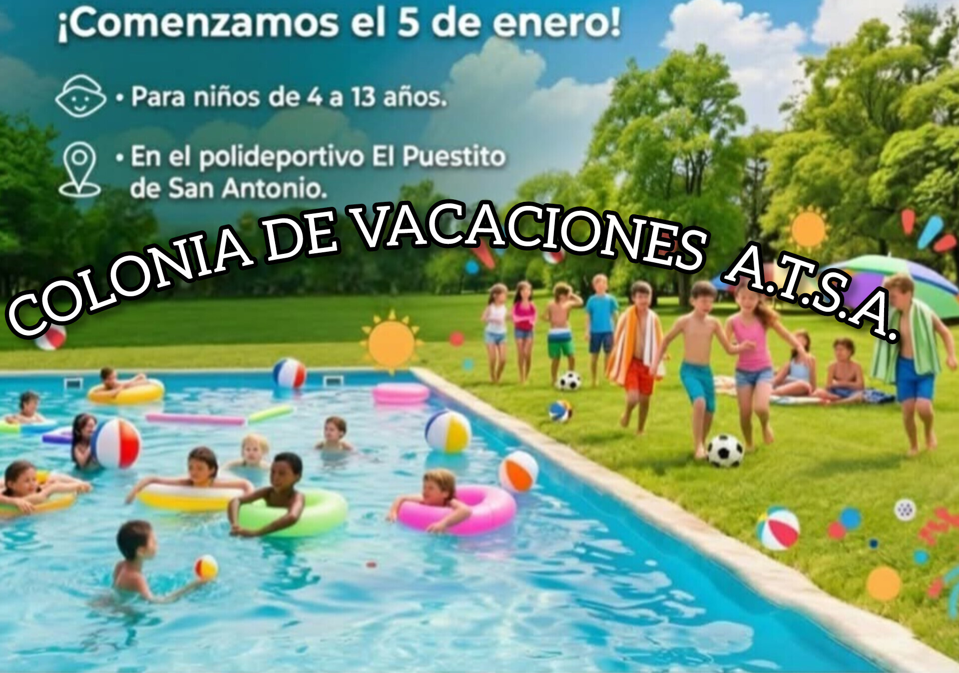 ARRANCA ESTE LUNES LA COLONIA DE VACACIONES DE A.T.S.A. SANTIAGO DEL ESTERO