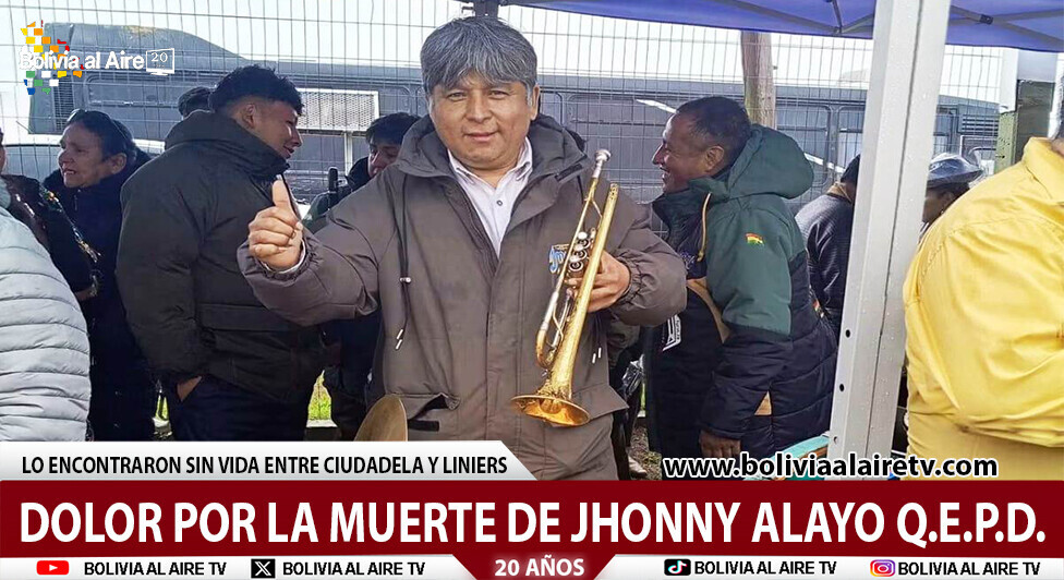 DOLOR: ESCLARECIMIENTO POR LA MUERTE JHONNY ALAYO Q.E.P.D.