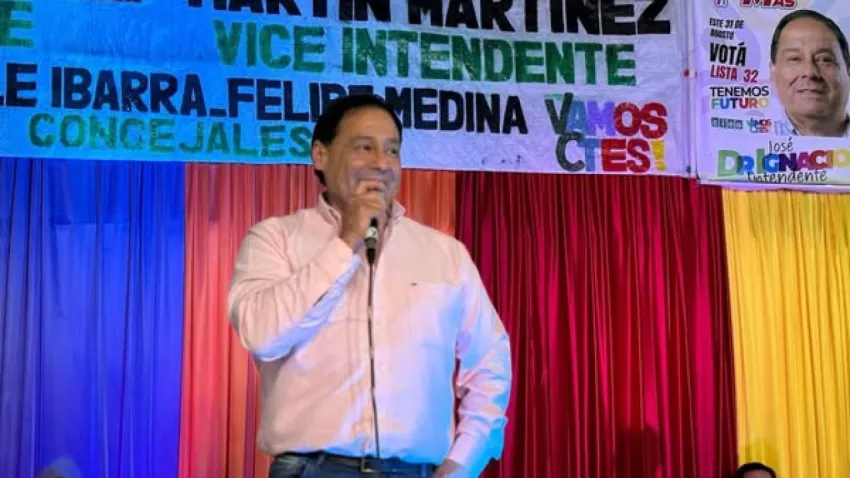 JOSE IGNACIO.webp COMPLICADA TRANSICIÓN : Intendente electo de Santa Rosa: «Sabemos que no va a quedar nada»