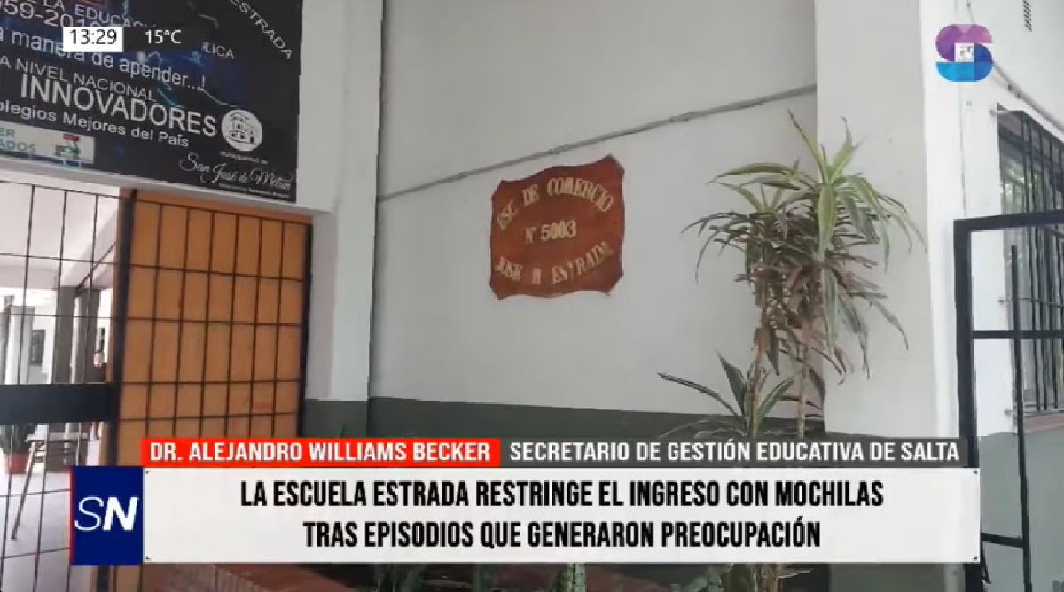 JOSÉ MANUEL ESTRADA.png Educación explicó el manejo de amenazas escolares tras la tensión en Metán