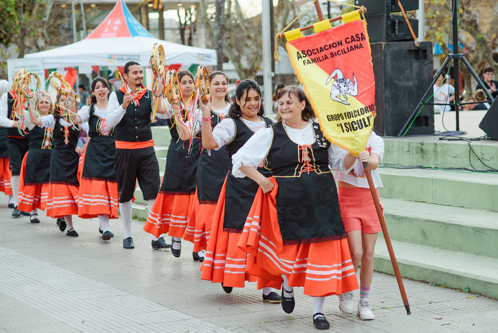 San Lorenzo celebra Italia en la plaza San Martín