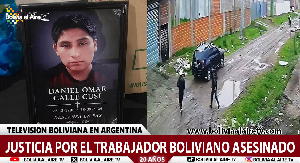 GONZALES CATÁN: JUSTICIA POR EL TRABAJADOR BOLIVIANO DANIEL OMAR CALLE CUSI