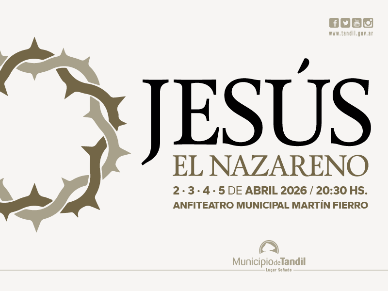 “Jesús, el Nazareno” vuelve al Anfiteatro Martín Fierro como uno de los espectáculos centrales de Semana Santa