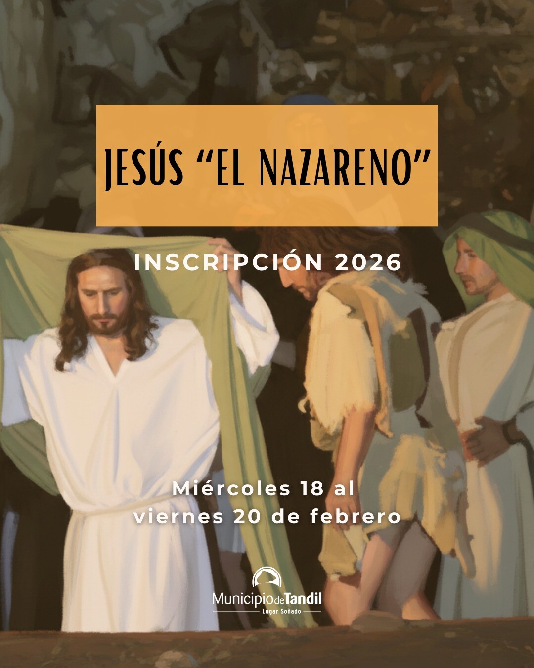 INSCRIPCIÓN JESÚS “EL NAZARENO” 2026