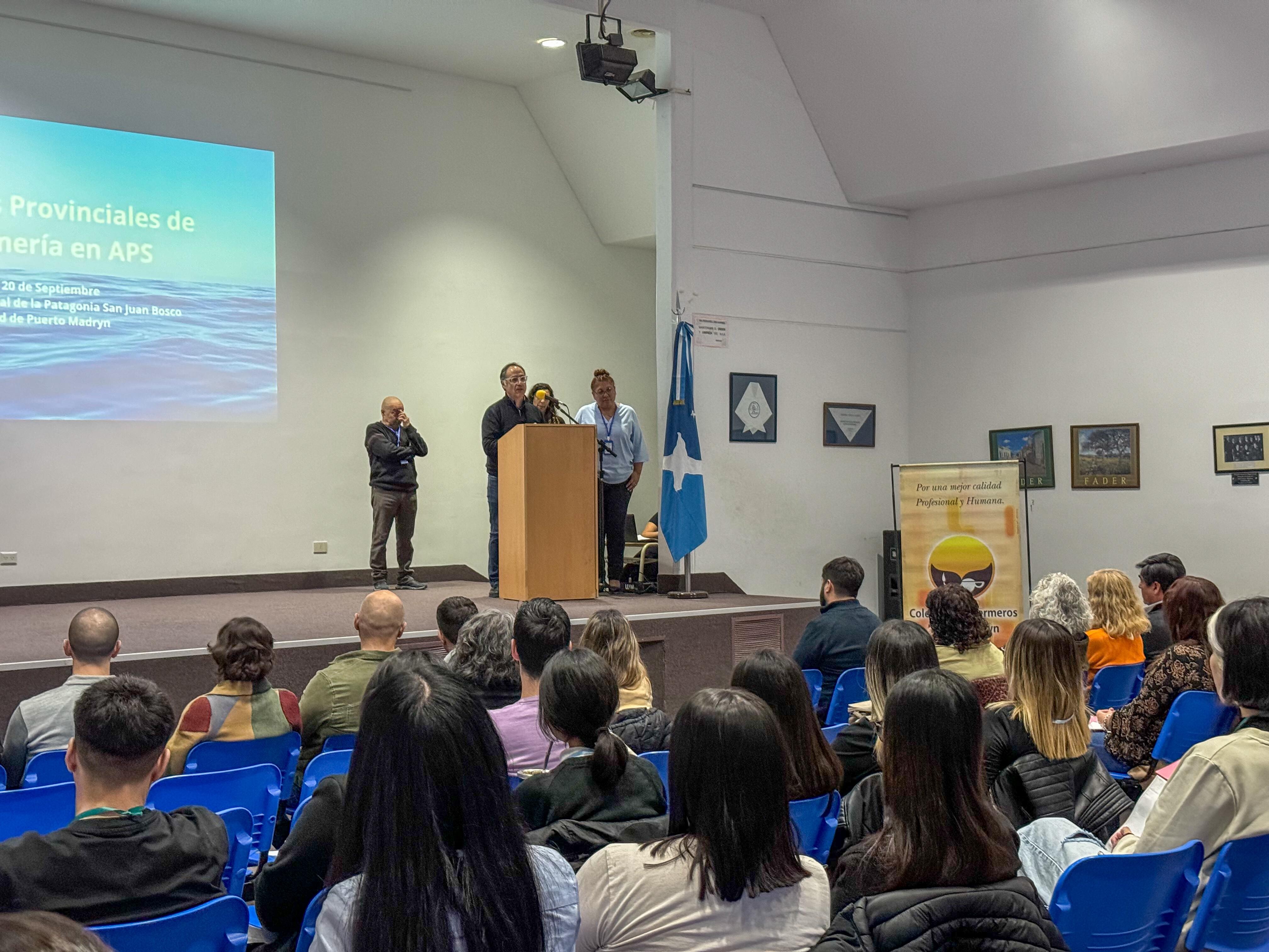Jornadas Provinciales de Enfermería en Atención Primaria 2.jpeg El Gobierno participa en las “2° Jornadas Provinciales de Enfermería en Atención Primaria” que se realizan en Puerto Madryn