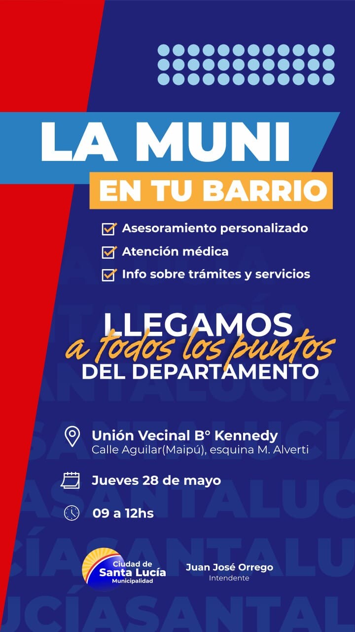 Santa Lucía asiste a sus vecinos con el programa «La Muni en Tu Barrio»