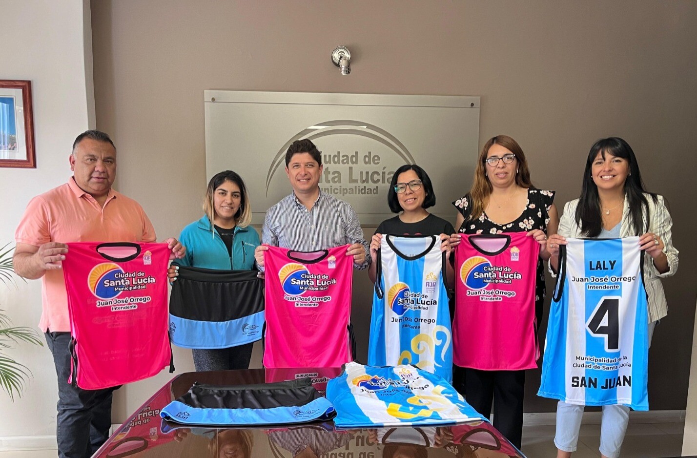 La gestion del intendente Juan Jose Orrego de Santa Lucia continua realizando acciones para fortalecer las distintas actividades deportivas del departamento.
