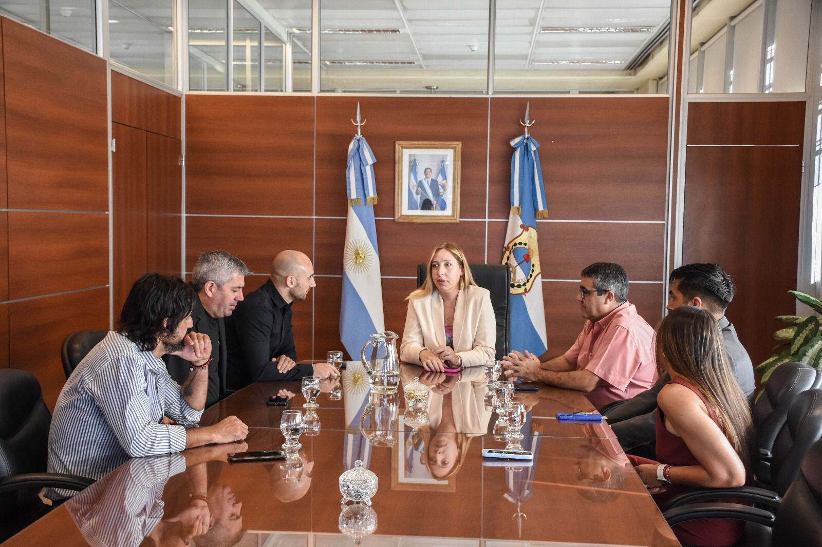 Laura Palma adoptando acciones para la instrumentación de la nueva Ley de Transporte