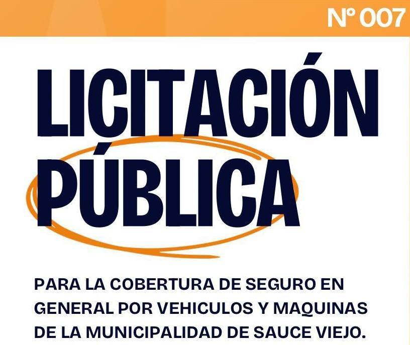 LICIT.jpg SAUCE VIEJO : LICITACION PUBLICA