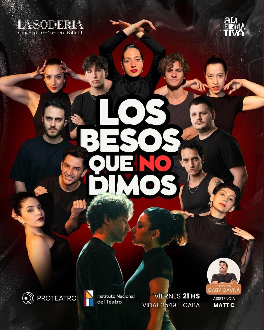 «Los besos que no dimos», vuelve a La Soderia, *por Adrián Maglieri