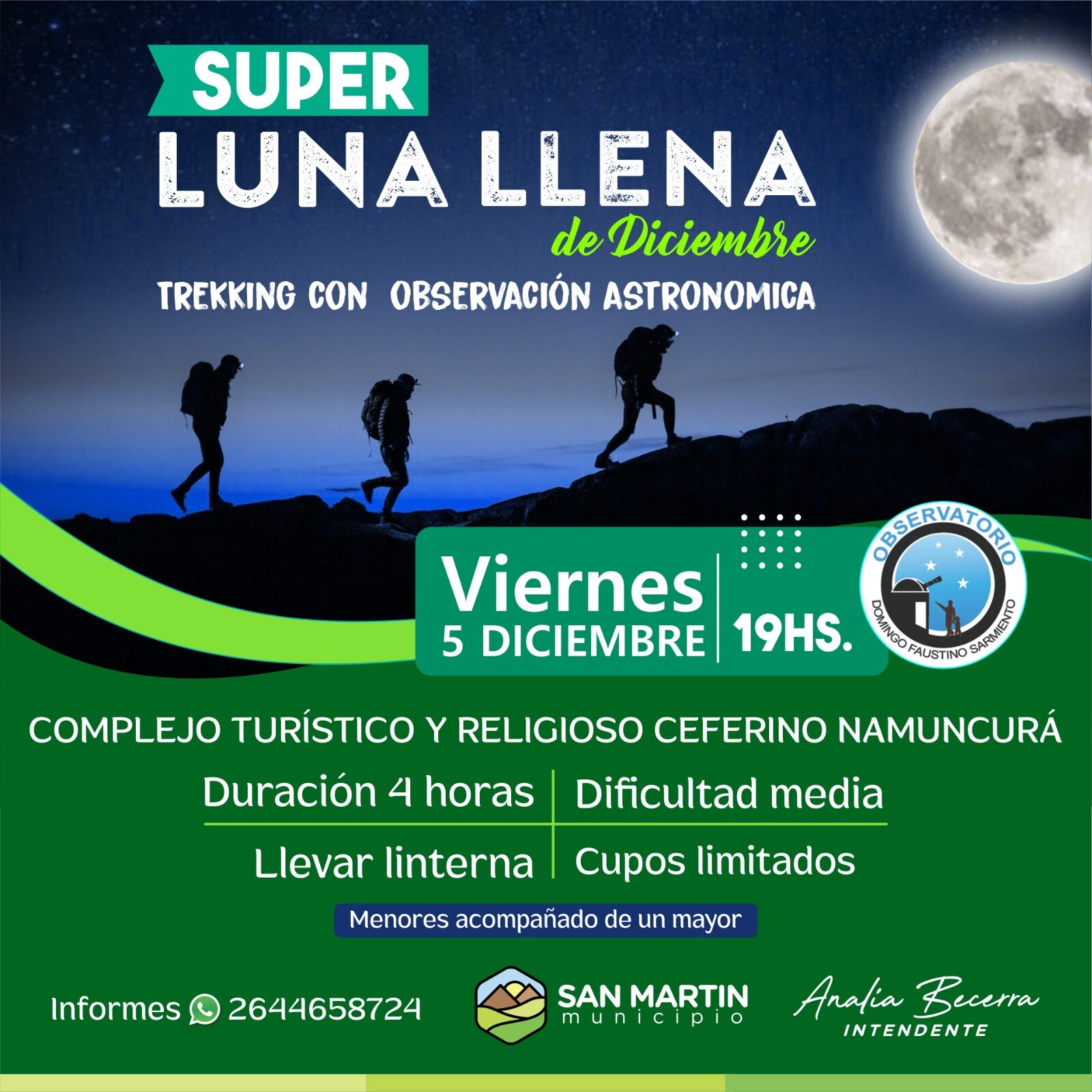 SAN MARTÍN promueve actividades para disfrutar de la naturaleza y el cielo nocturno