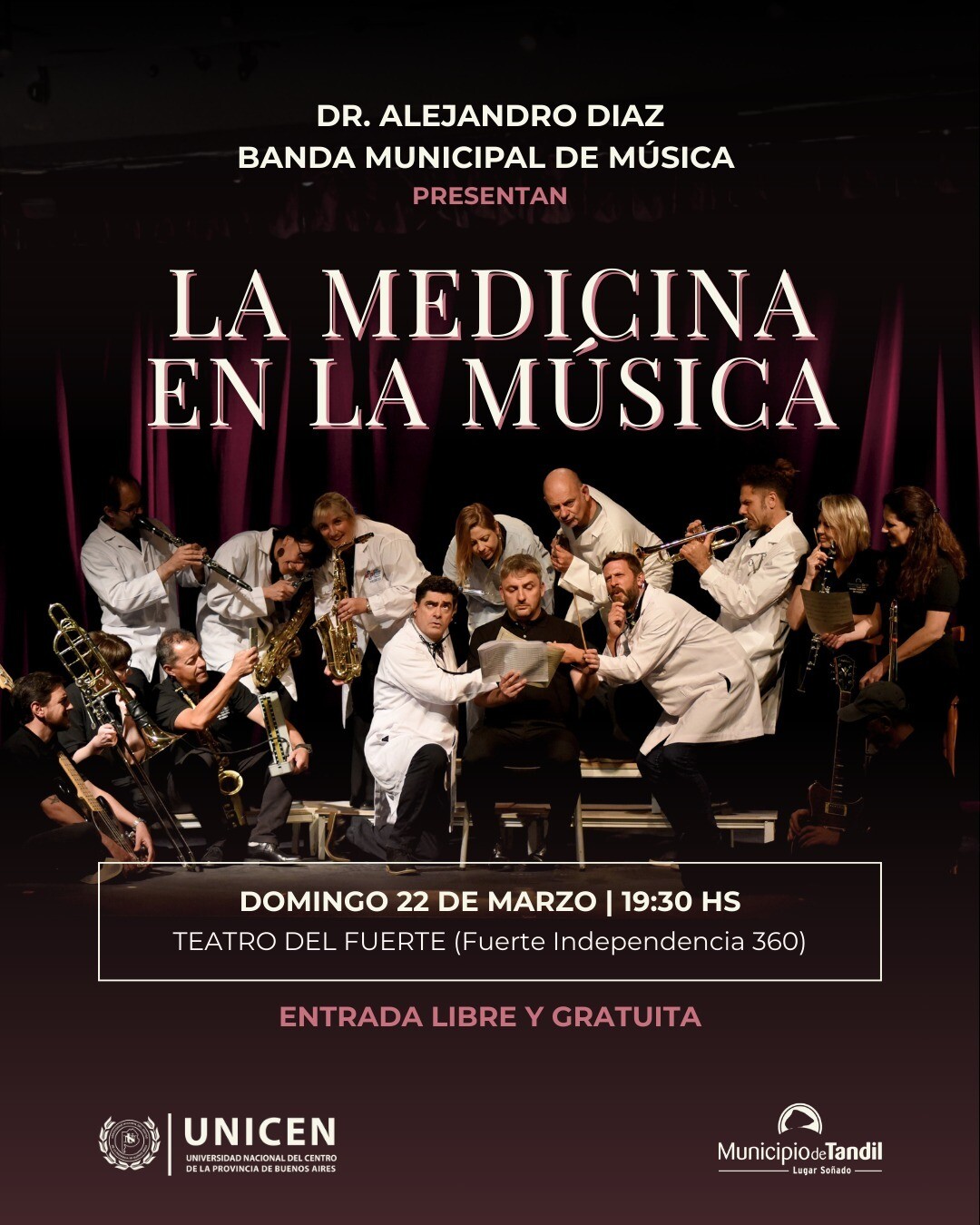 “LA MEDICINA EN LA MÚSICA” EN EL TEATRO DEL FUERTE