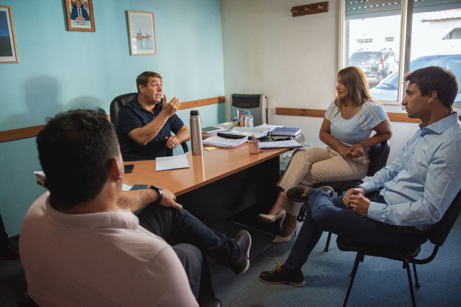 La Municipalidad continúa articulando acciones ambientales con Provincia para trabajar en el Puerto de Rawson
