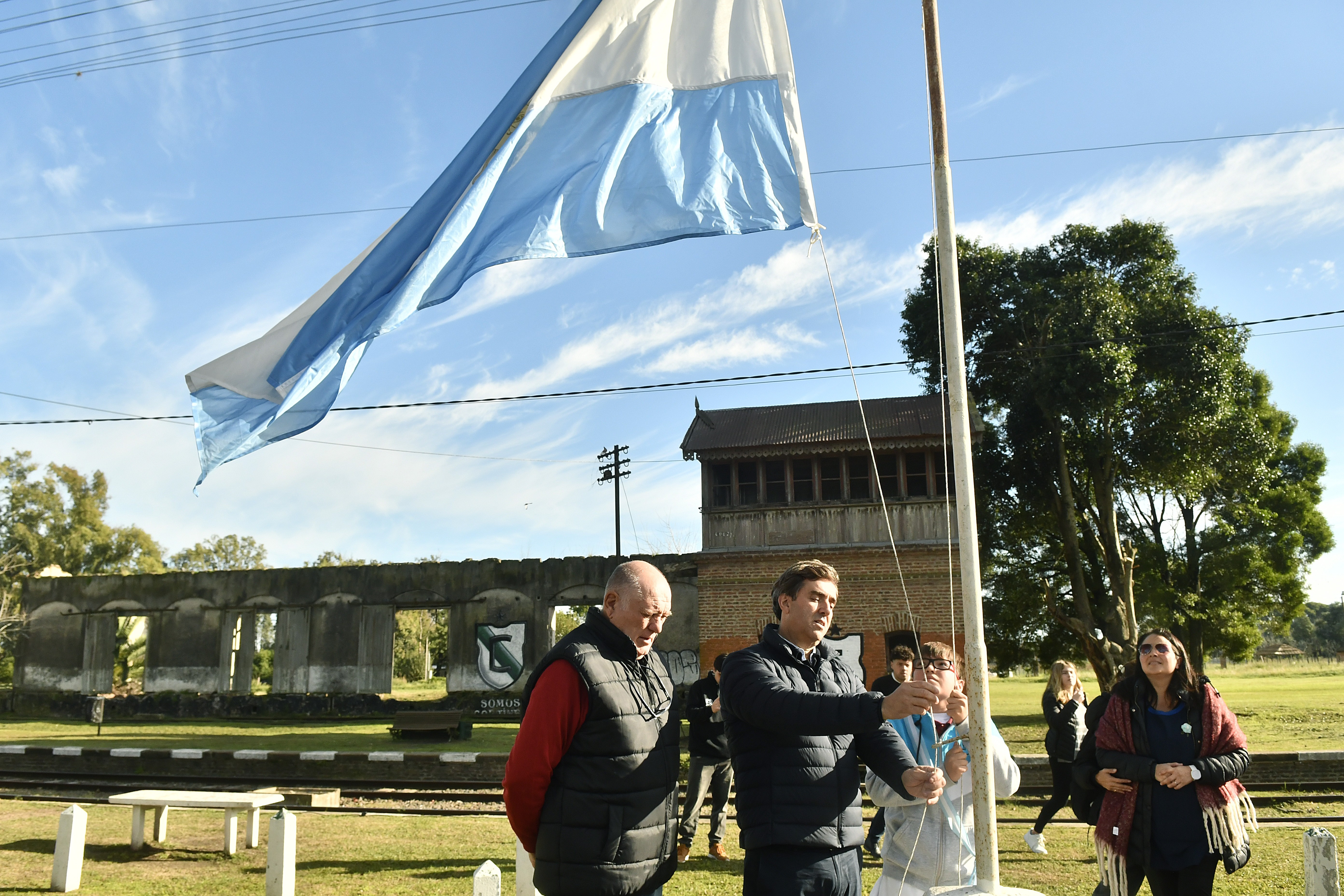 Cortínez celebró los 137 años de la llegada del tren con un emotivo acto comunitario