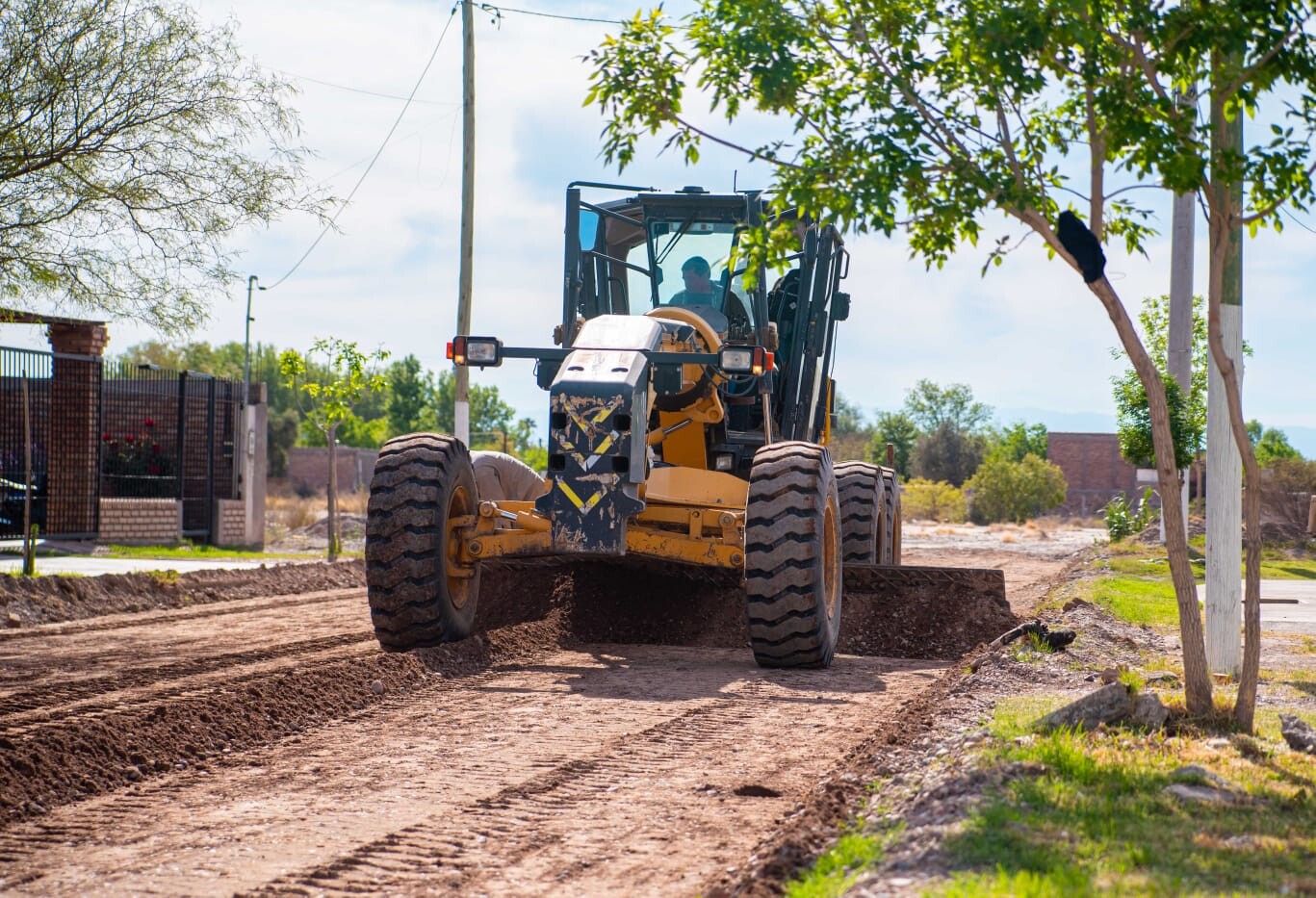 Loteo Rumbos.jpeg Rivadavia comenzó el pavimento del Loteo Rumbos con fondos municipales