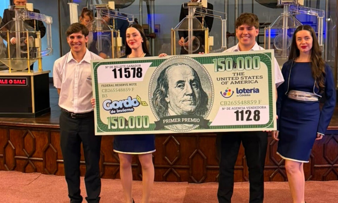 Colonia Caroya tiene un ganador del Gordo de Invierno de Lotería de Córdoba: se llevó 150 millones de pesos