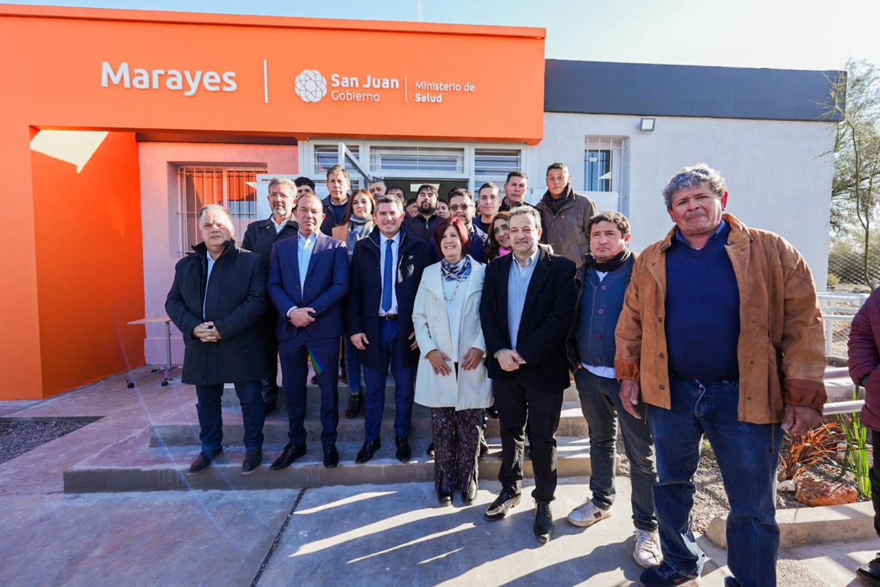 MARAYES: el Gobernador Marcelo Orrego inauguró Centro de Salud