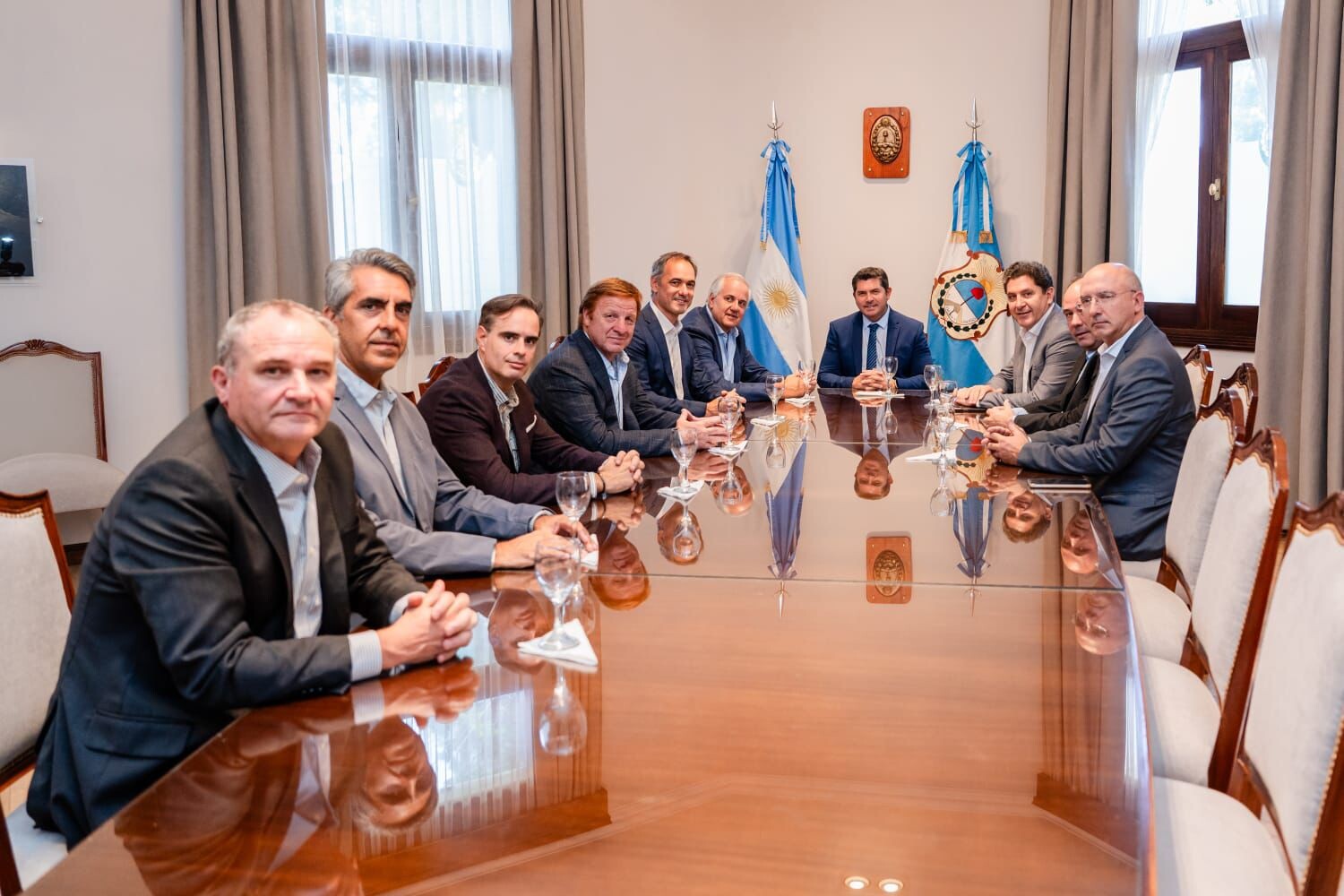 El gobernador Orrego recibió a los directivos de Arcor fortaleciendo el desarrollo agroindustrial en San Juan