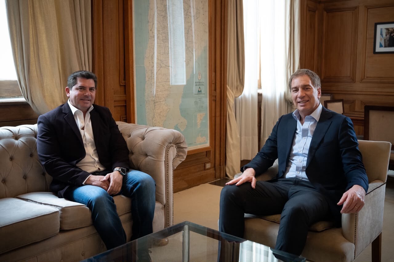 MARCELO-ORREGO-Diego-Santilli.jpeg Santilli se reunió con el gobernador de San Juan en Casa Rosada