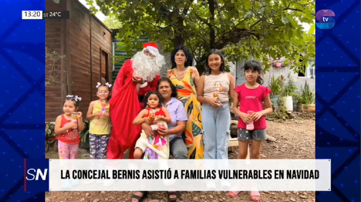 MARIA JOSÉ.png En Navidad, la presidenta del Concejo llegó a barrios olvidados de Metán