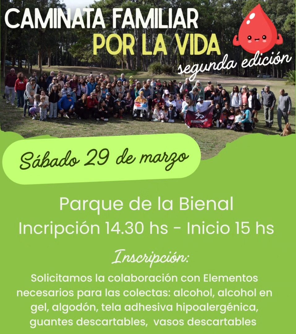 2DA EDICIÓN DE «CAMINATA FAMILIAR POR LA VIDA»