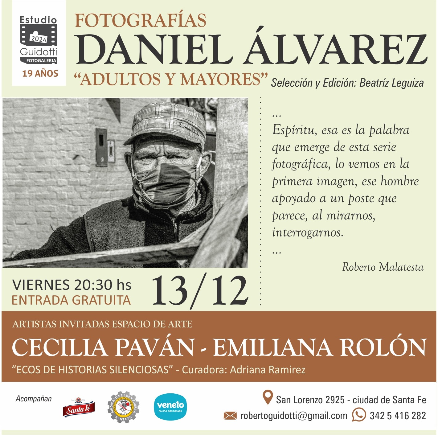 Muestra Fotográfica de Daniel Alvarez- «ADULTOS Y MAYORES»