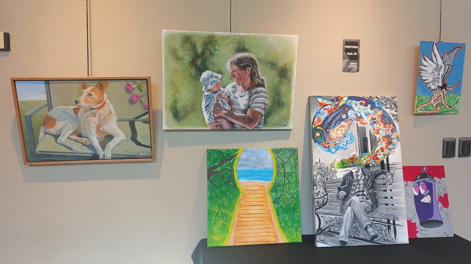 MUESTRA DE ARTE EN EL FOYER DEL TEATRO DEL FUERTE