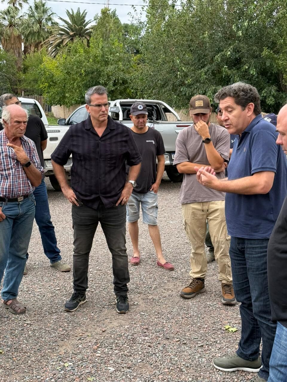 El fuerte granizo en el Médano de Oro promovió la asistencia del municipio de Rawson y Gobierno provincial