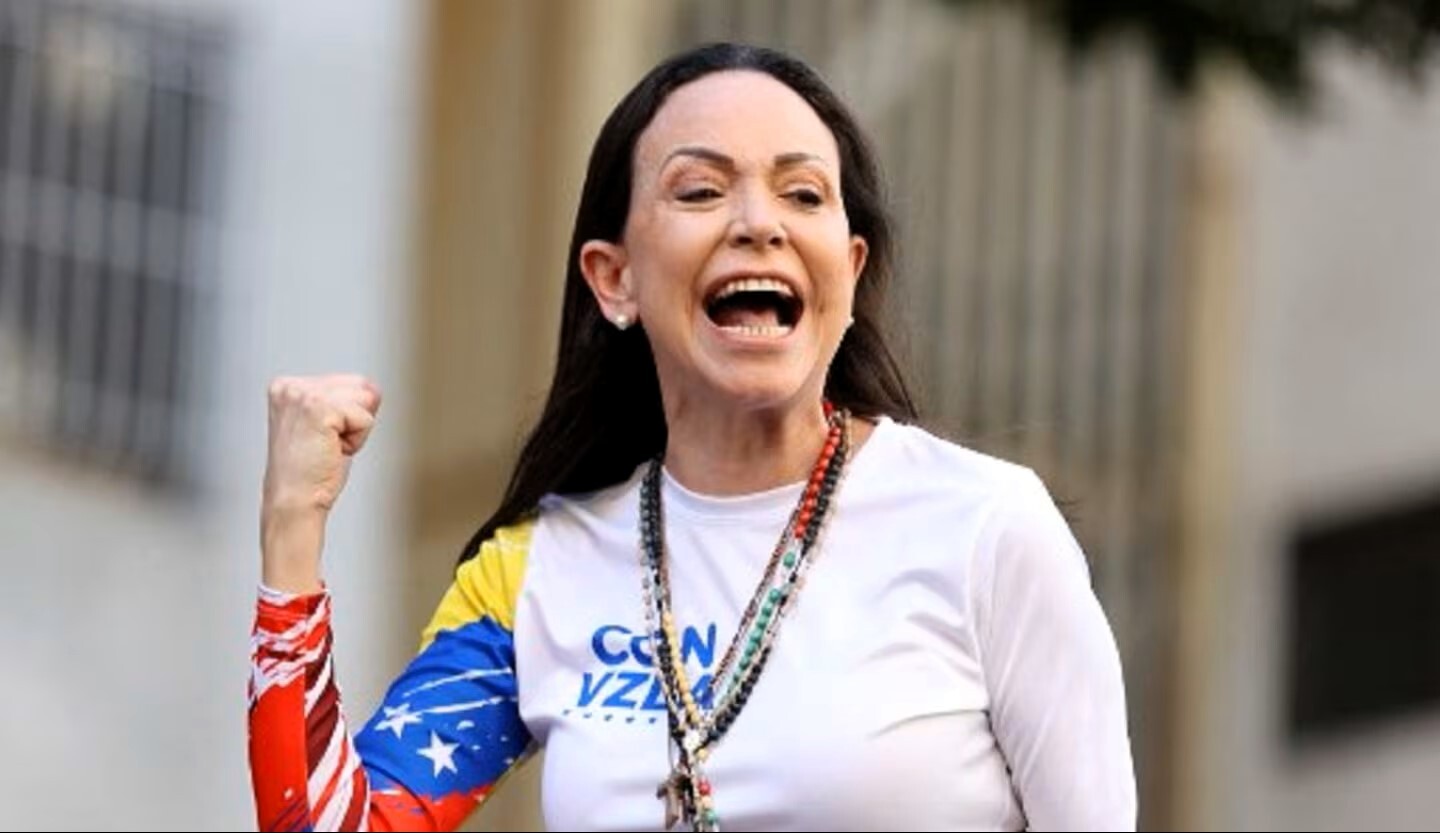 Maria Corina Machado.jpg María Corina Machado ganó el Premio Nobel de la Paz por su lucha por la democracia en Venezuela