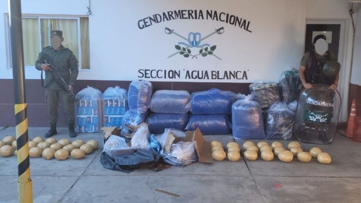 Golpe al narcotráfico: Operativo en Aguas Blancas