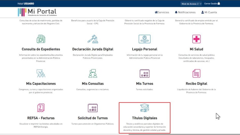 Ya se encuentra disponible la emisión de certificados analíticos en Mi Portal.