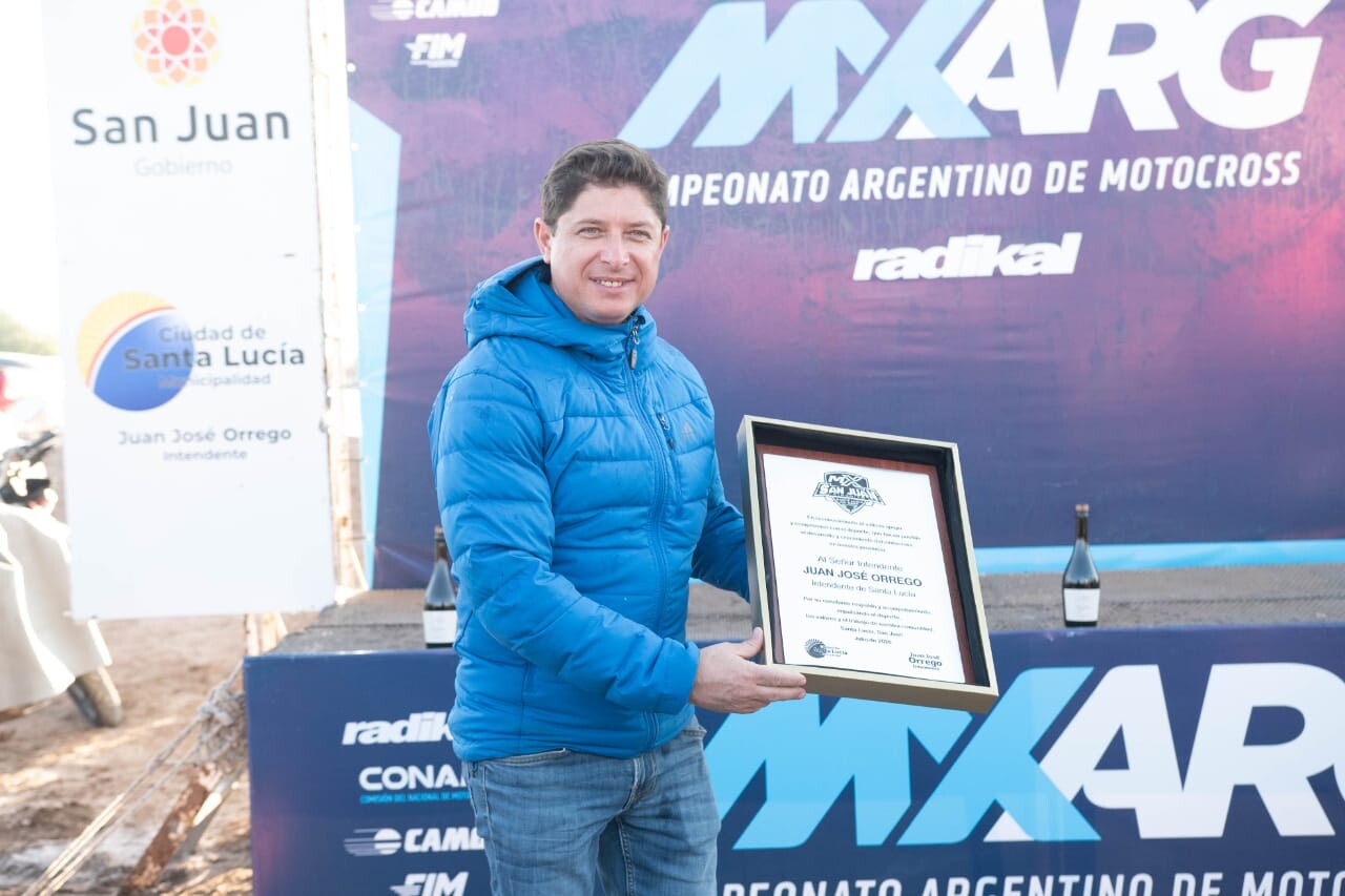 Santa Lucía fue escenario de un gran fin de semana de motocross con la cuarta fecha del Campeonato Argentino
